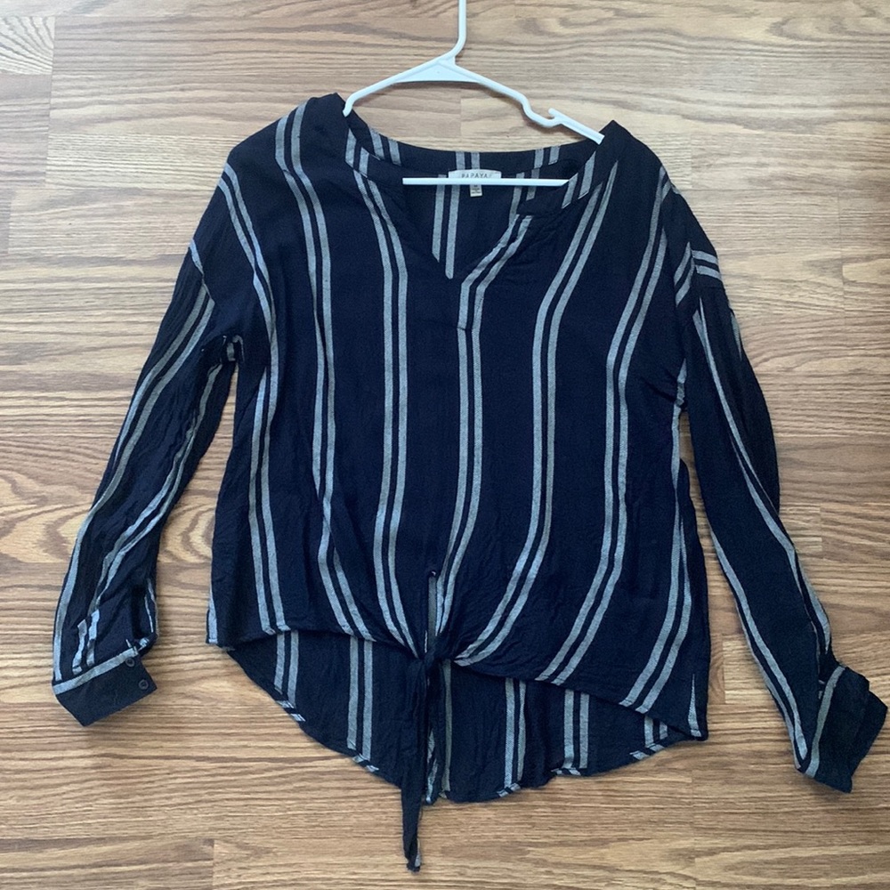 Blue Striped Shirt